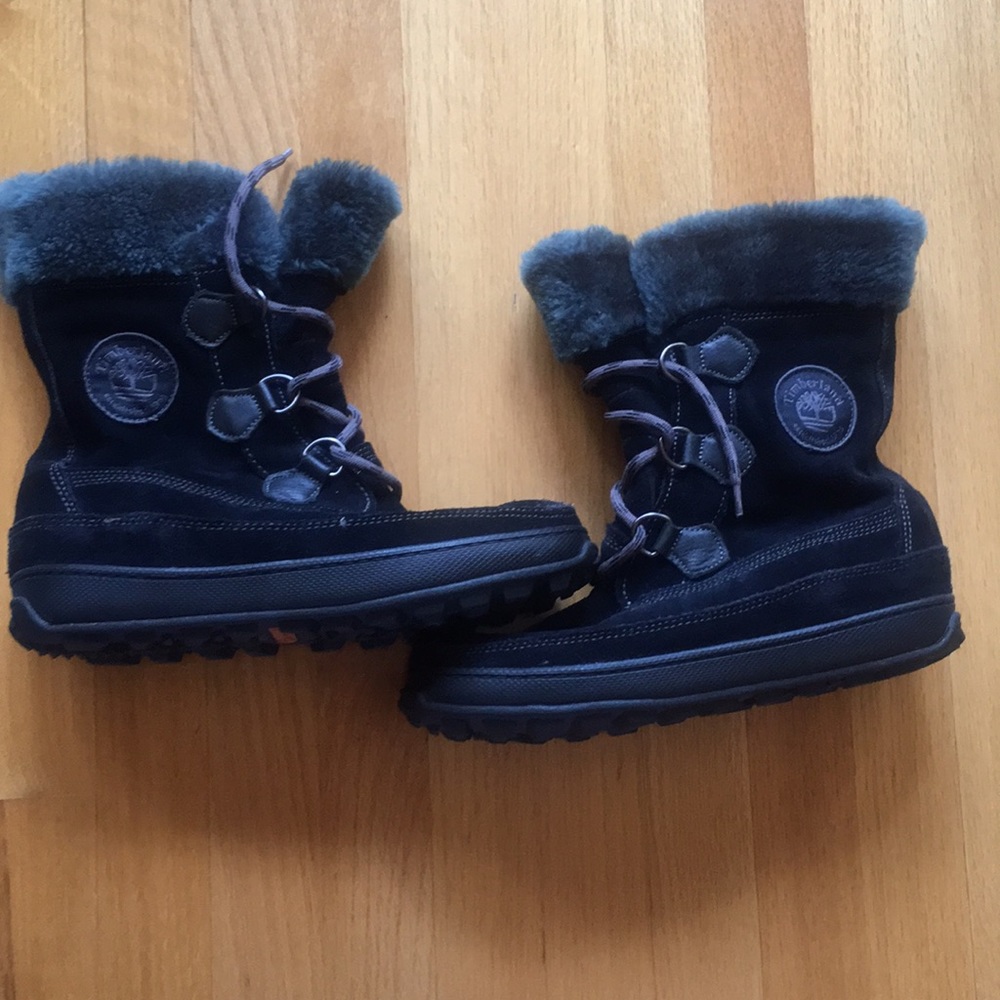 Blue Timberland Snowboots